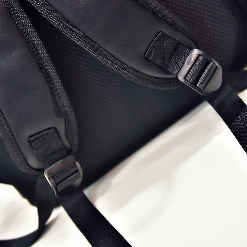 Retro Leather Backpack - By Qivii