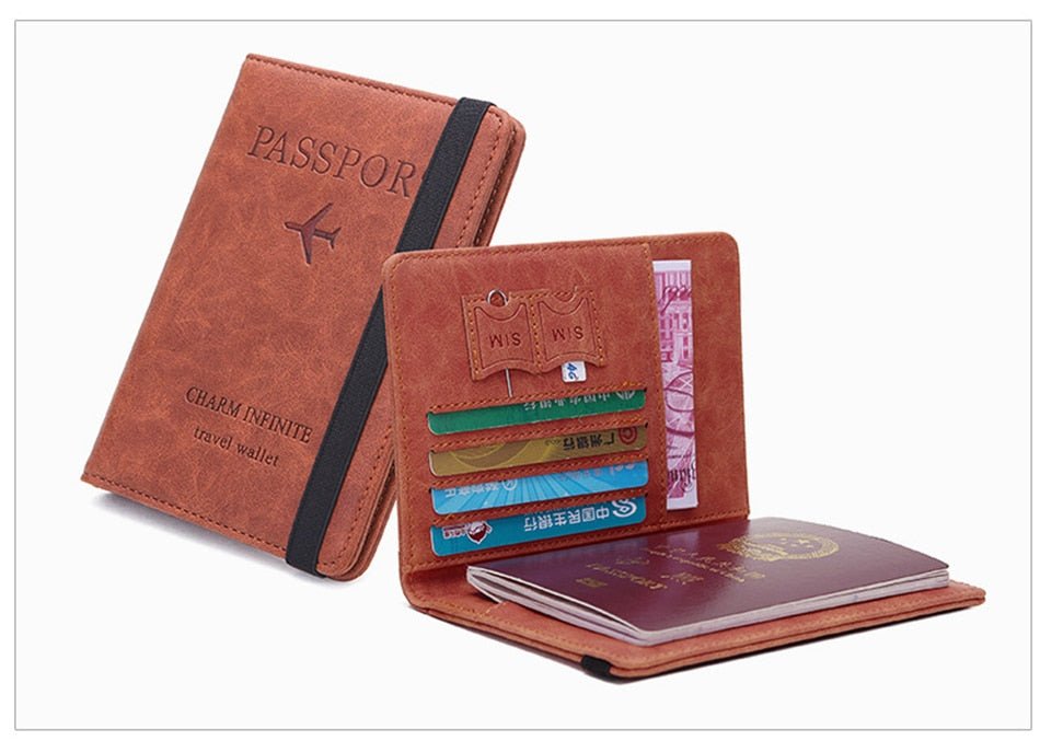 RFID Protection Passport Travel Wallet - By Qivii
