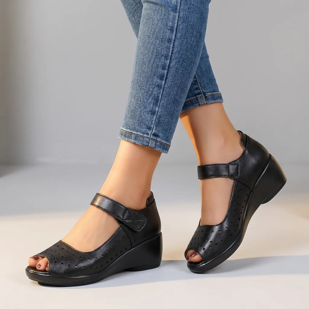 Rhina Open-Toe Sandals - By Qivii