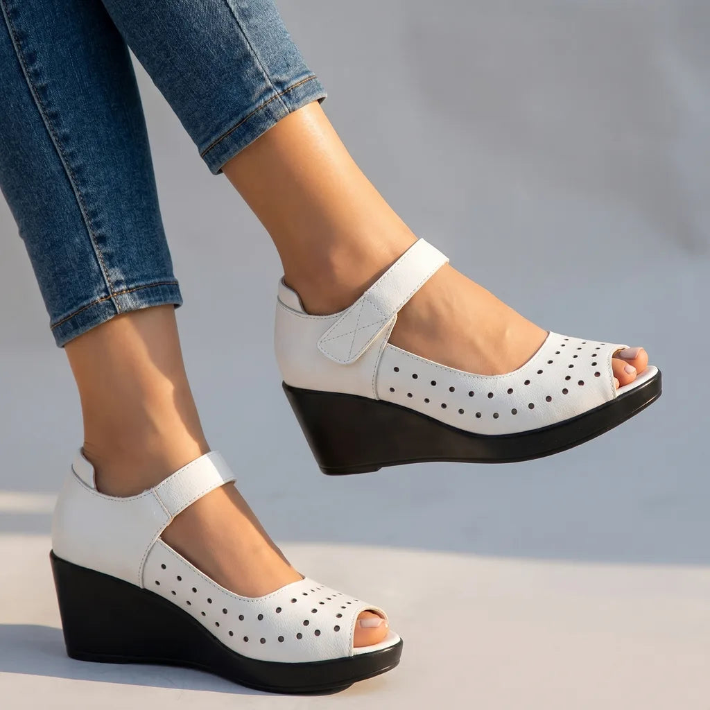 Rhina Open-Toe Sandals - By Qivii