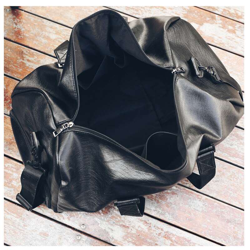 Synthetic Leather Sports Gym Bag - By Qivii