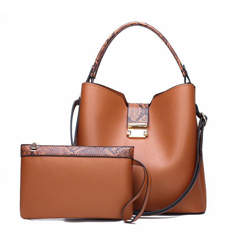 Women's Large-capacity Two-Piece Bag and Clutch - By Qivii