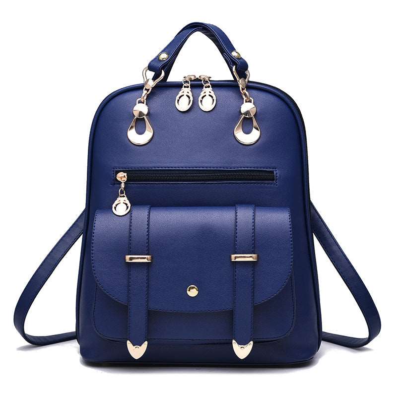 Women's Leather Dual-Use Backpack - By Qivii