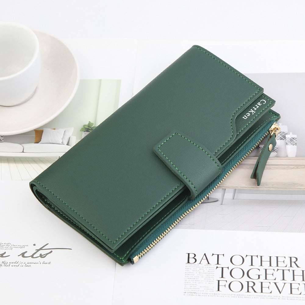 Women's Long Zipper Wallet - By Qivii