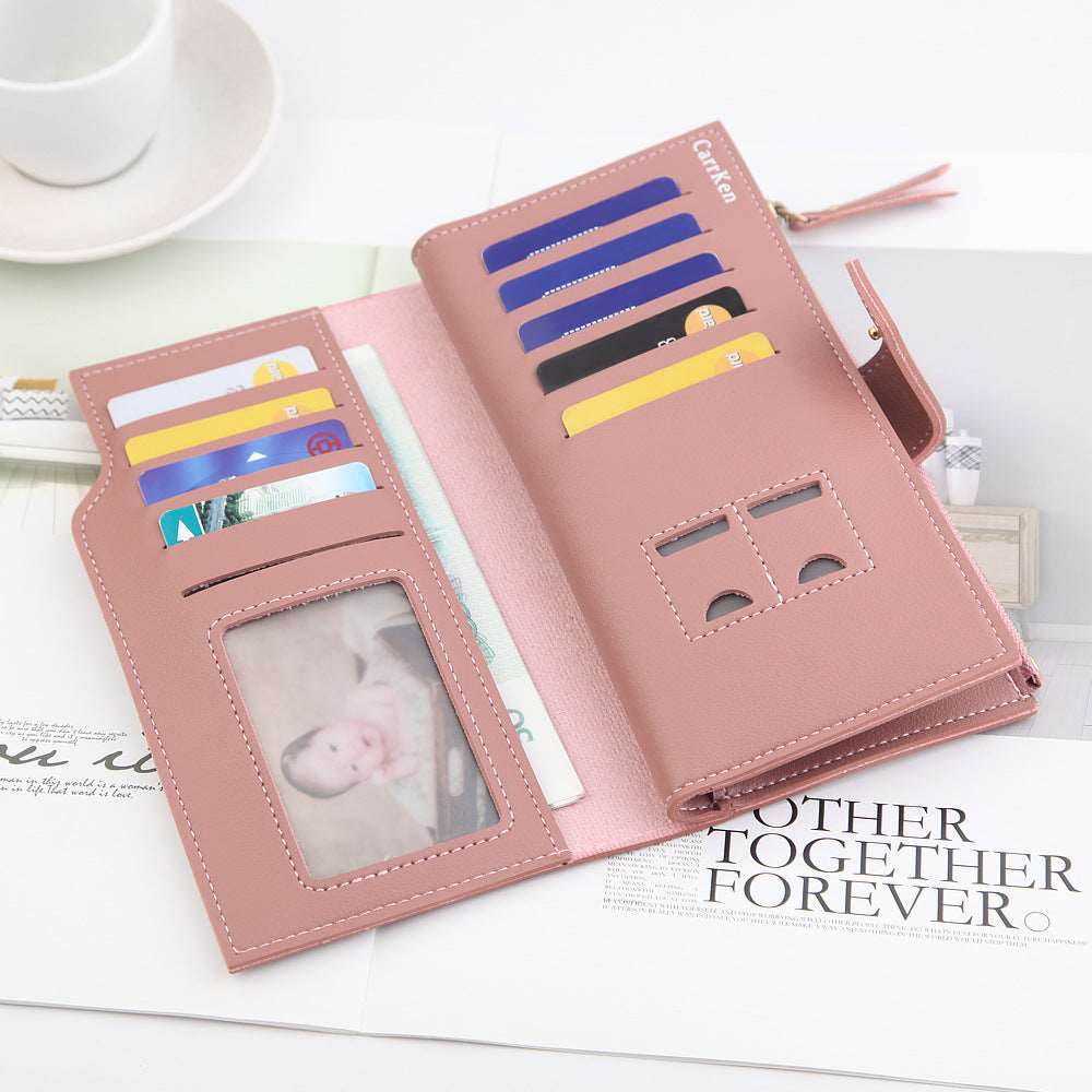 Women's Long Zipper Wallet - By Qivii