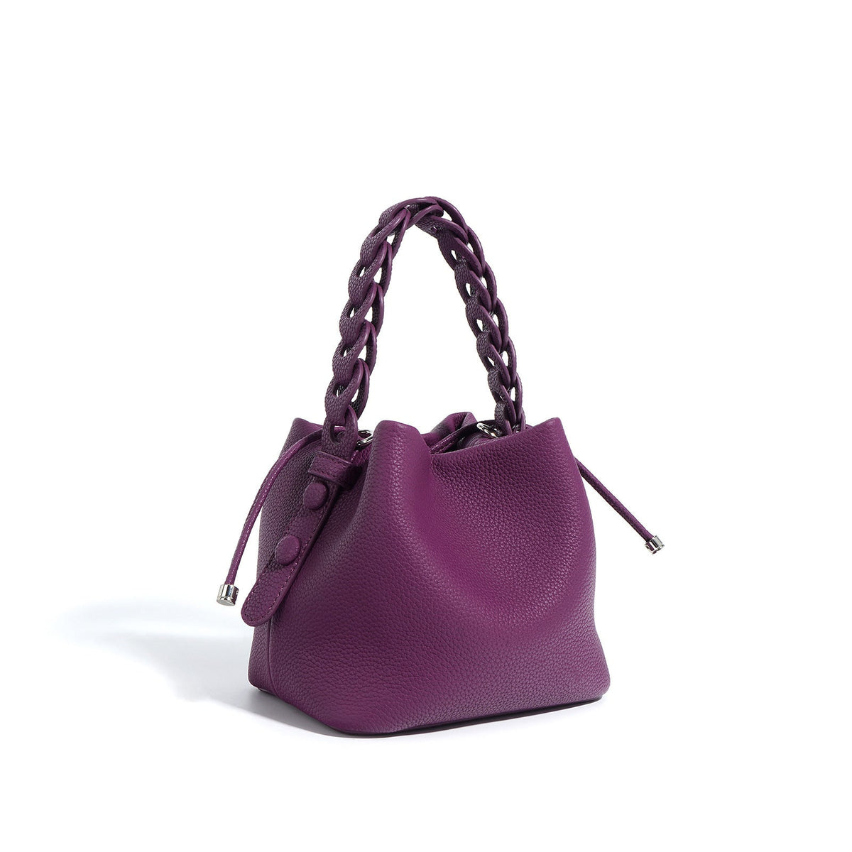 Women's Luxury Genuine Leather Bucket Bag Spring - By Qivii