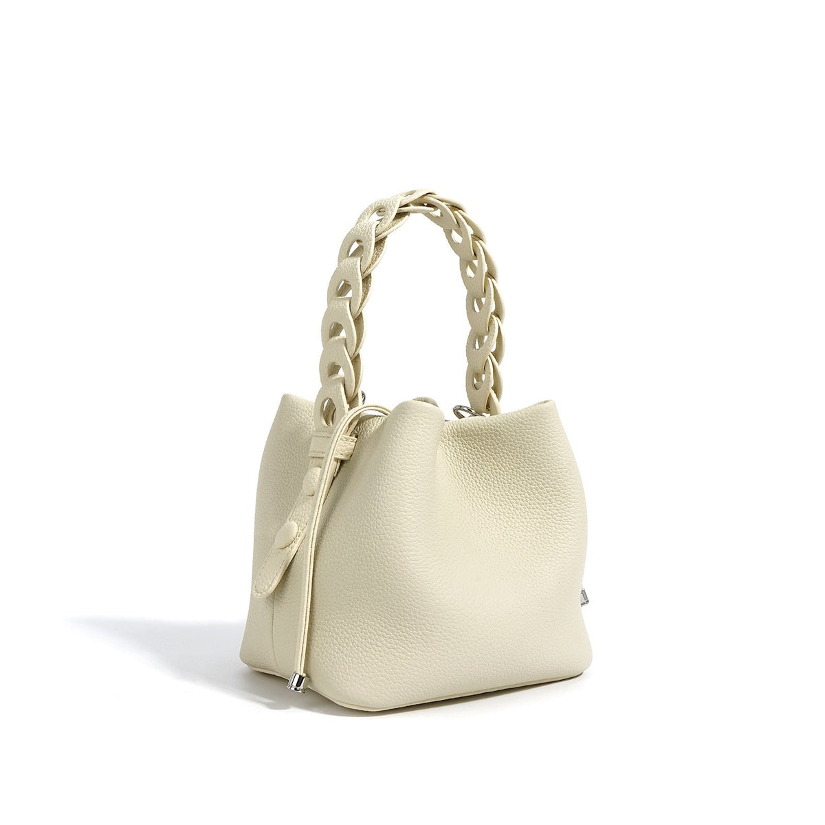 Women's Luxury Genuine Leather Bucket Bag Spring - By Qivii