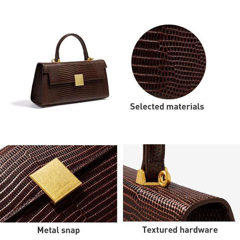 Women's Luxury Retro Leather Underarm Shoulder Bag - By Qivii