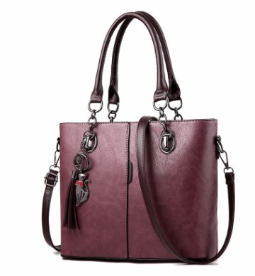Women's Premium Leather Shoulder Bag - By Qivii