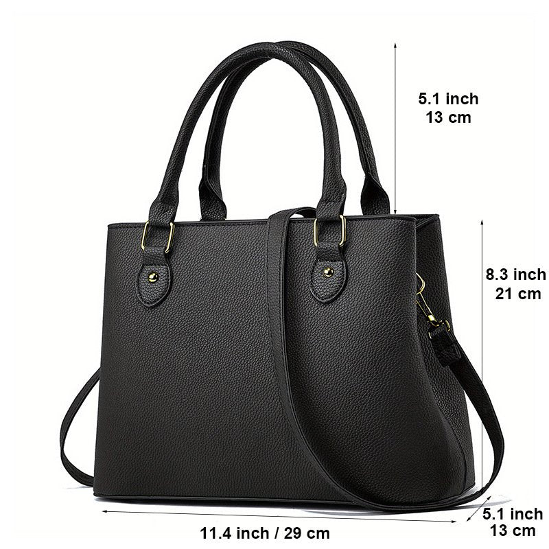 Women's Simple Shoulder Handbag - By Qivii
