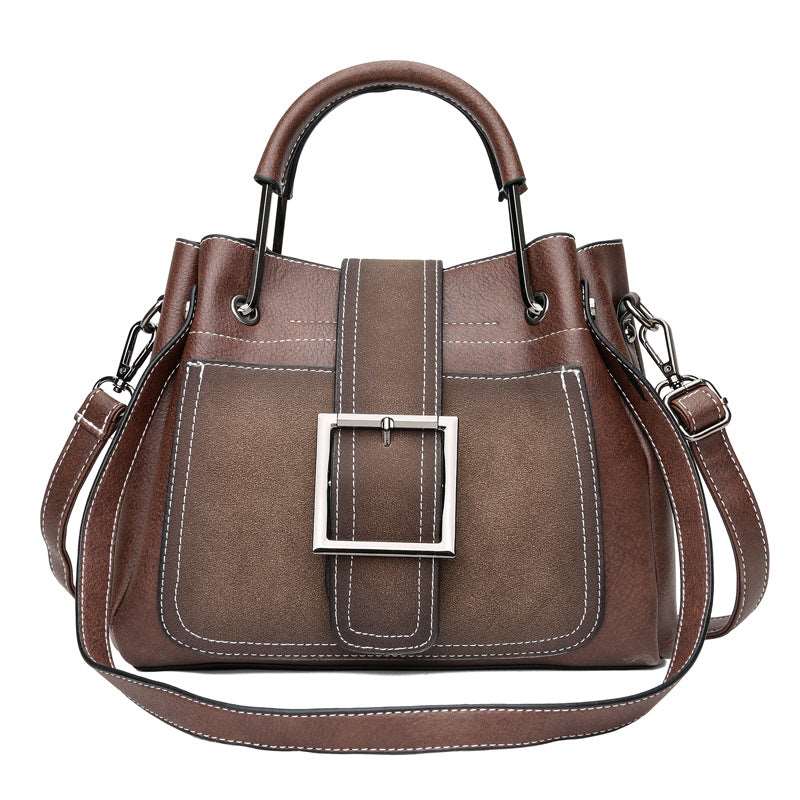 Women's Soft Vintage Bucket Handbag - By Qivii