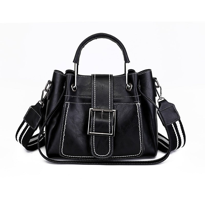 Women's Soft Vintage Bucket Handbag - By Qivii