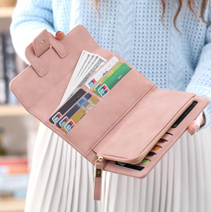 Women's Vegan Faux Leather Clutch Wallet - By Qivii