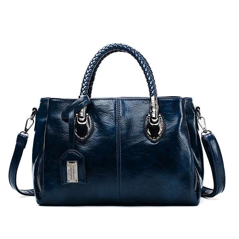 Women's Vintage Leather Handbag - By Qivii