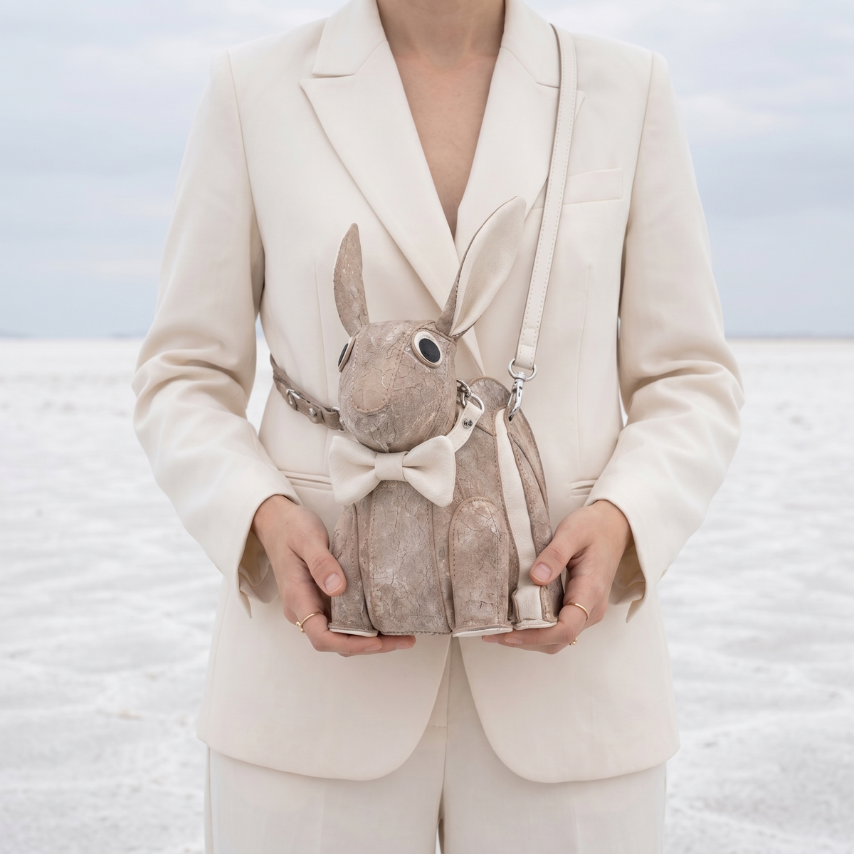 Bunny Belle Crossbody in Vegan Leather  - By Qivii