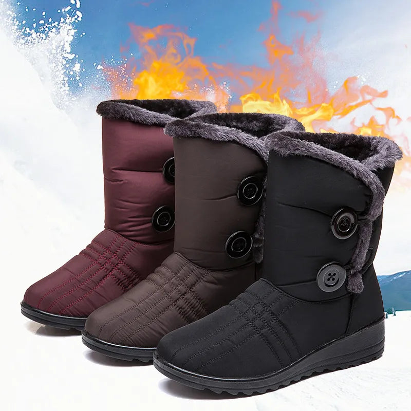 Orthostiefel - Ergonomische & wasserdichte Winterstiefel für Damen  - By Qivii