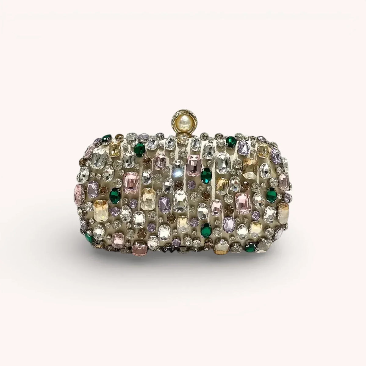Mosaic Crystal Clutch  - By Qivii