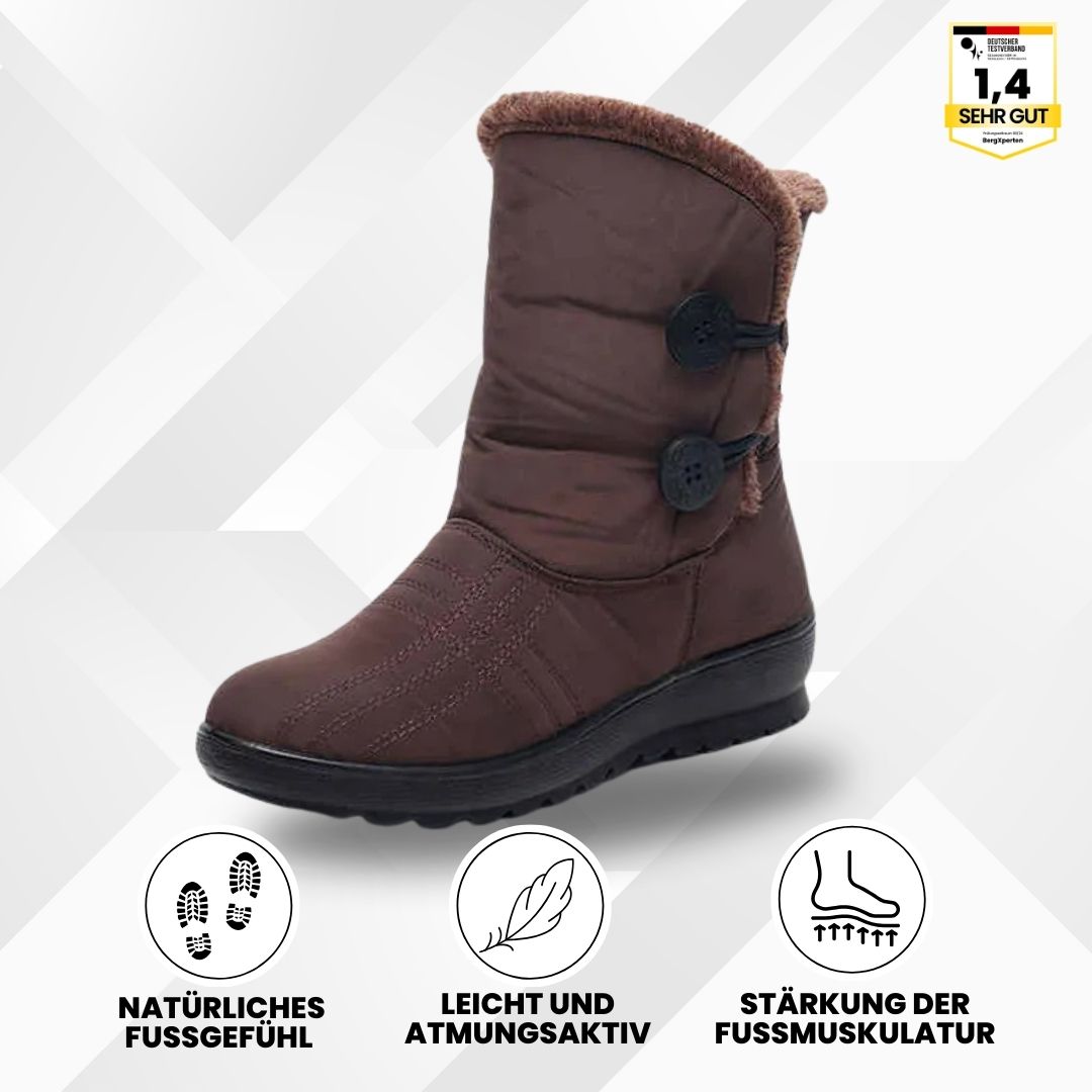 Orthostiefel - Ergonomische & wasserdichte Winterstiefel für Damen  - By Qivii