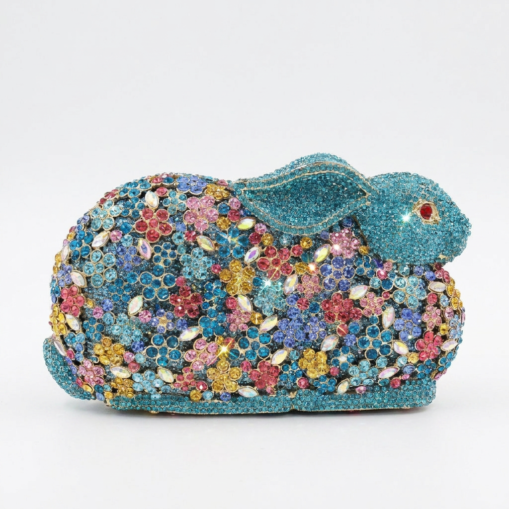 Bunny Crystal Clutch  - By Qivii