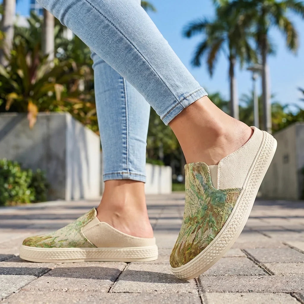Krystal Knit Mules  - By Qivii
