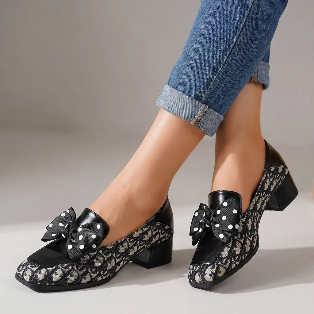 Naomi Bow-Tie Loafers  - By Qivii