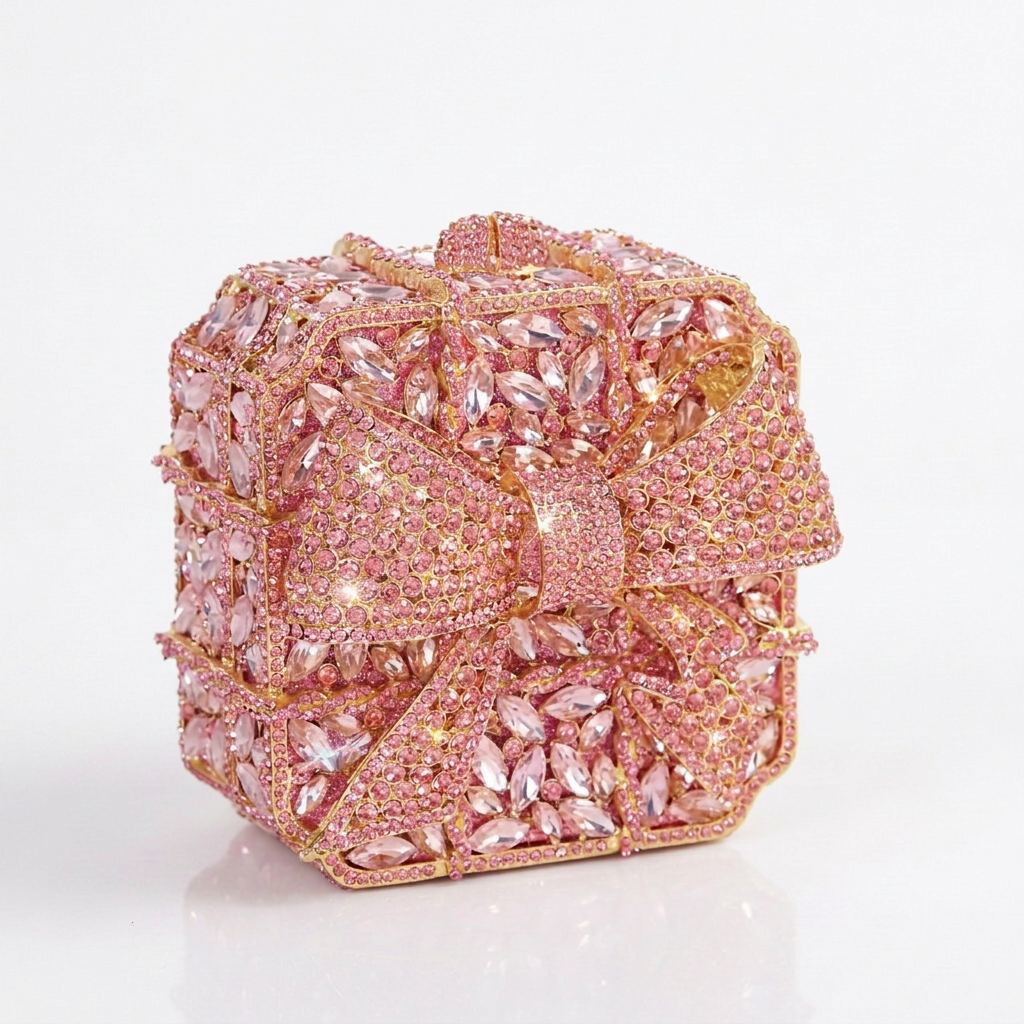 Wrapped in Love Crystal Clutch  - By Qivii
