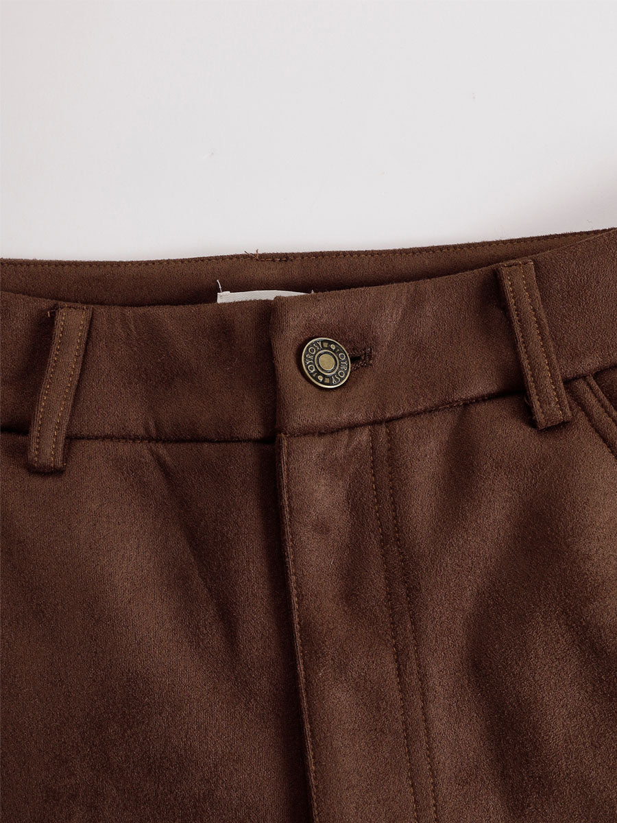 Western-style Floral Embroidered Pocket Flared Pants  - By Qivii