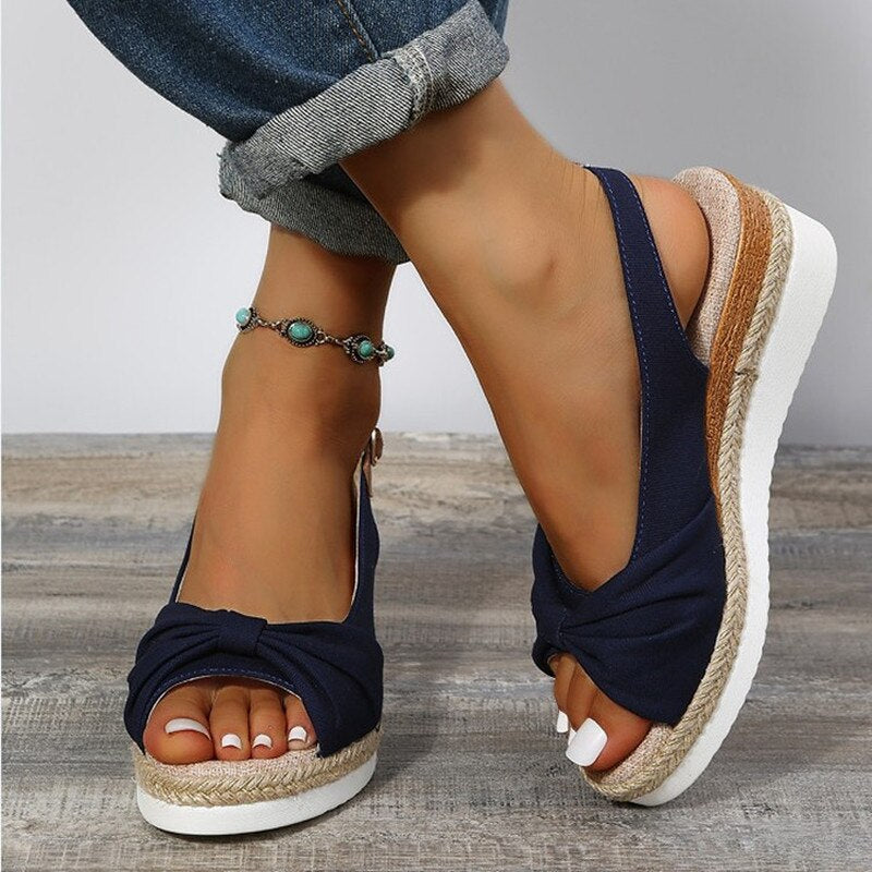 Candy - Orthopädische Peep-Toe Sandalen  - By Qivii