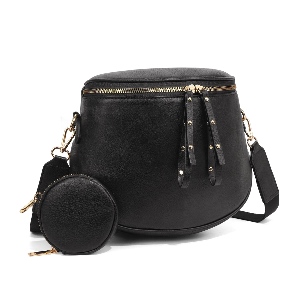 Ounamei Large Crossbody Bag for Women | Multi-Style Bag with Coin Pouch for Travel & Daily Use