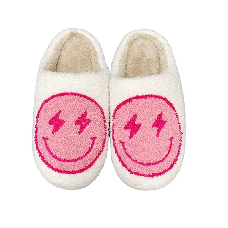 Lightning Smile Face Slippers  - By Qivii