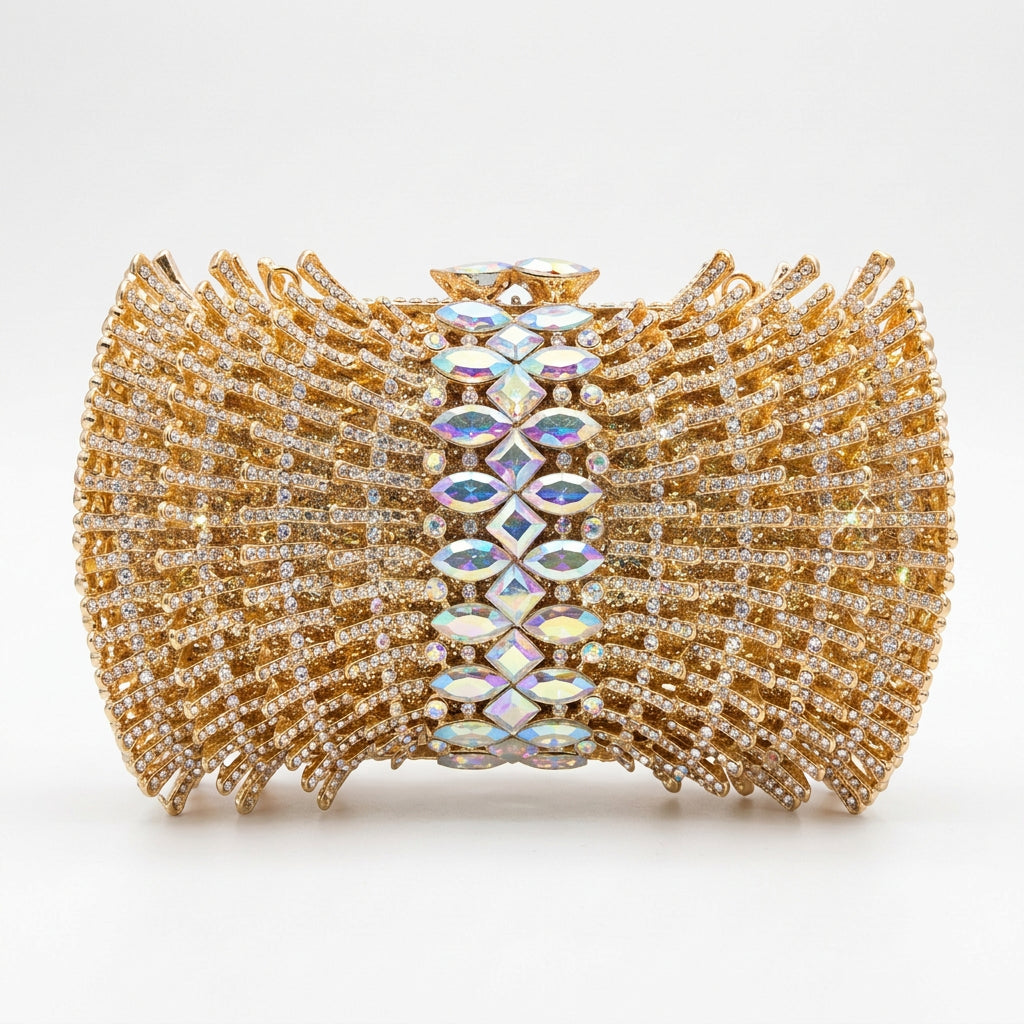 Wings Crystal Clutch  - By Qivii