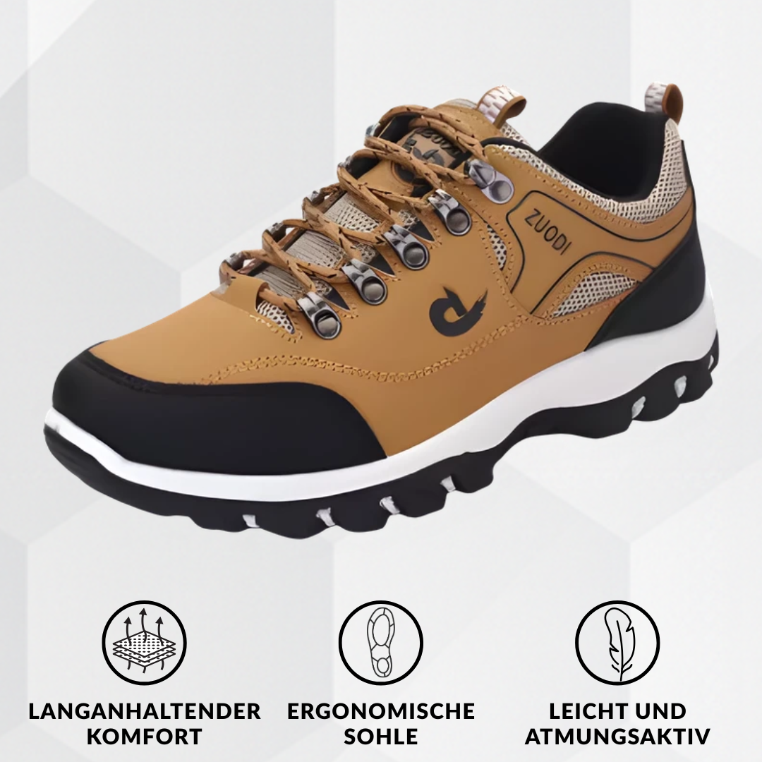 Mountainstep - Ergonomischer schmerzlindernder Wanderschuh  - By Qivii