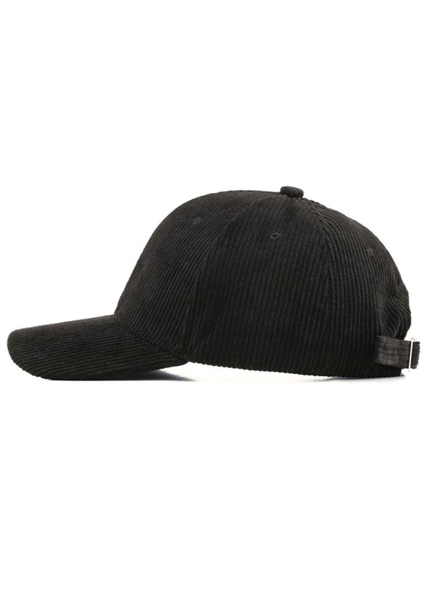 Casual Retro Corduroy Sports Warm Baseball Cap  - By Qivii