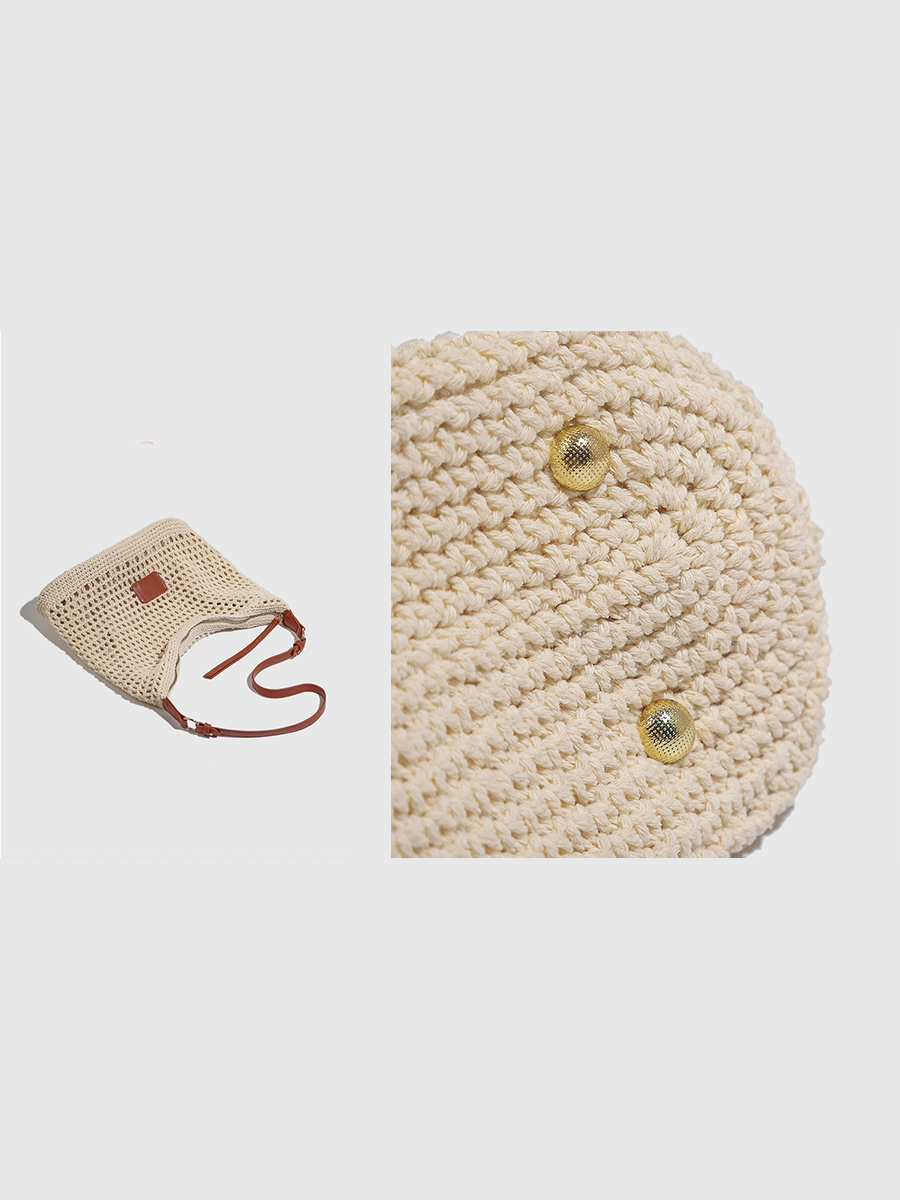 Women's Woven Hollow Bag Beach Bag Shoulder Bag MDA0430H3T