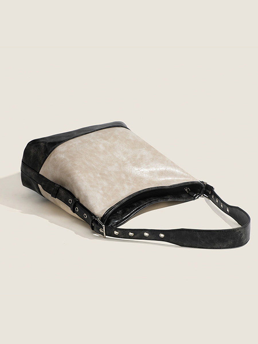 Women's Fashionable Color-block Handbag MDA0826H3Y