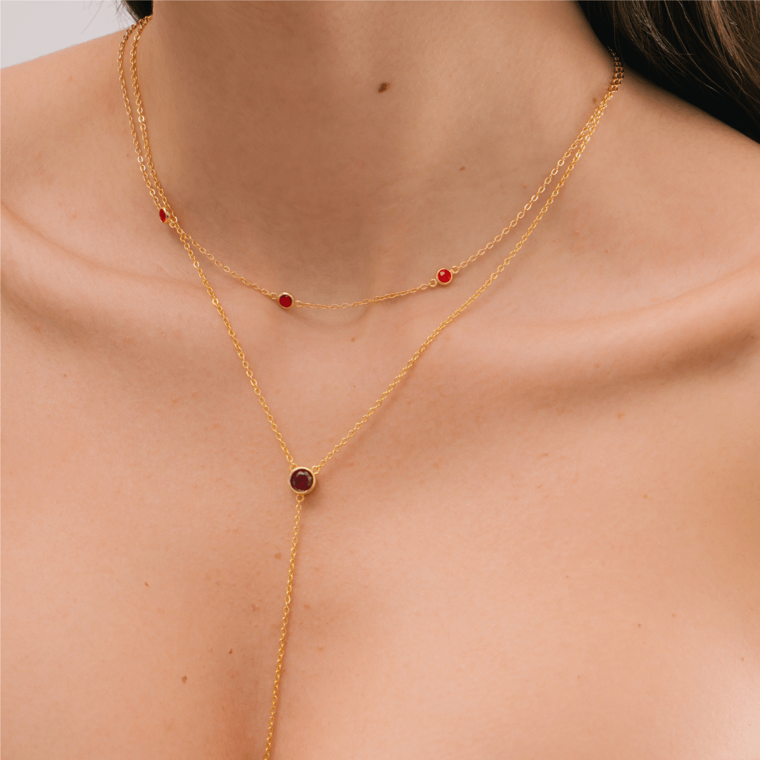 Alina Lariat Necklace | By Qivii