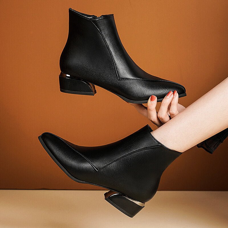 Victoria Ankle Boots  - By Qivii