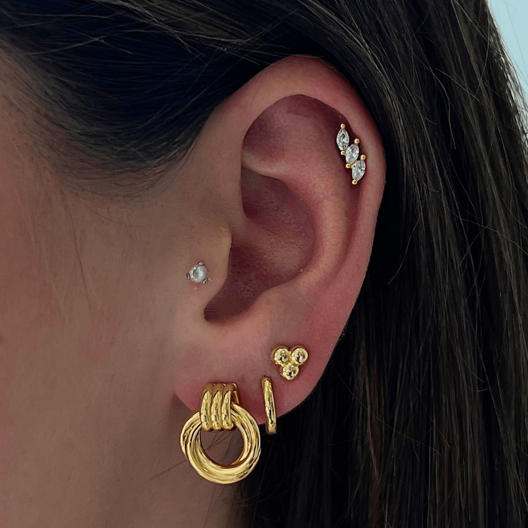 Bordeaux Earrings | By Qivii