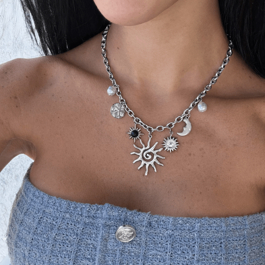 Solar Babe Necklace | By Qivii
