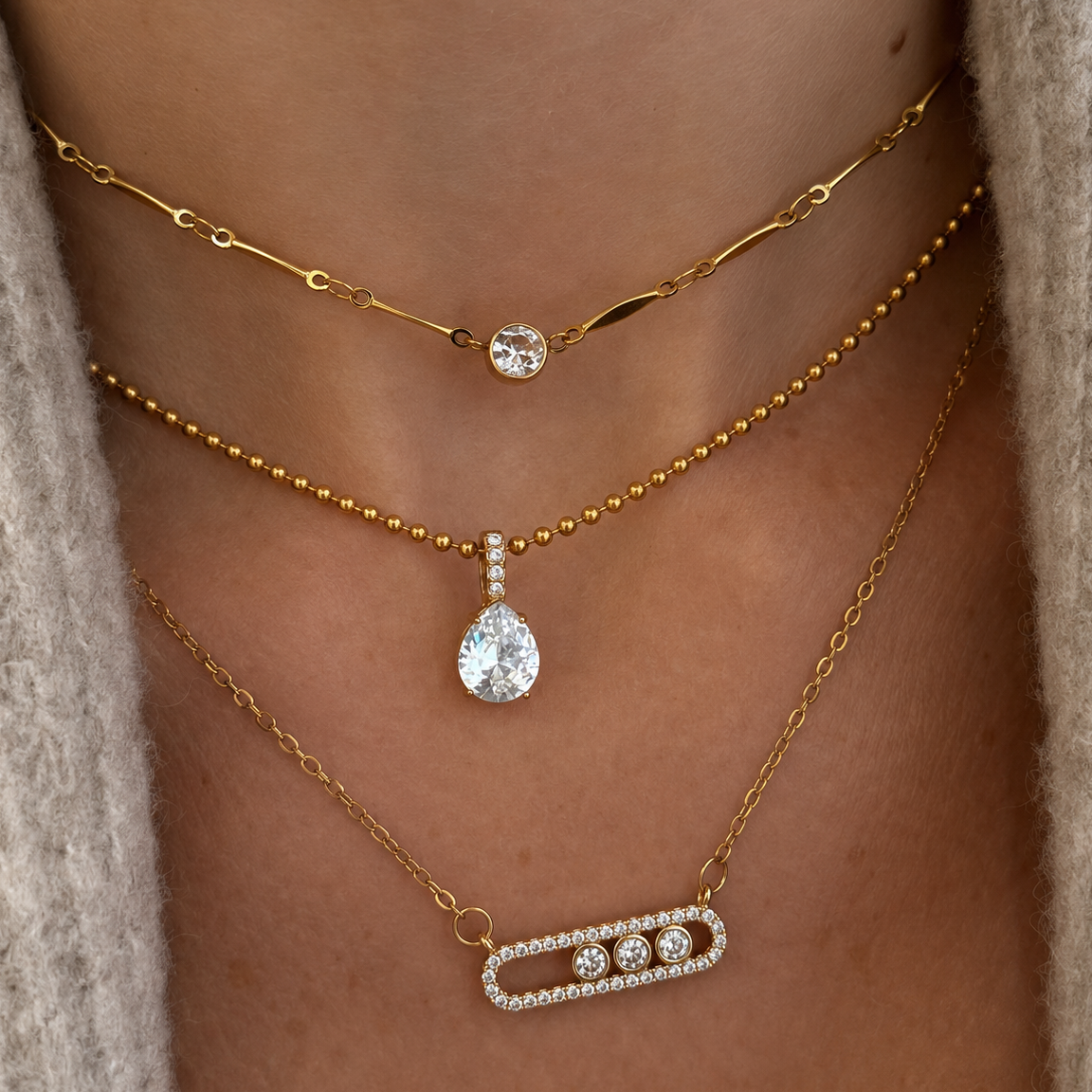Spotlight Choker Necklace | By Qivii