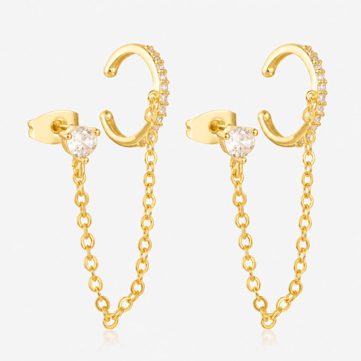 Hooked On You Earring/Earcuff | By Qivii