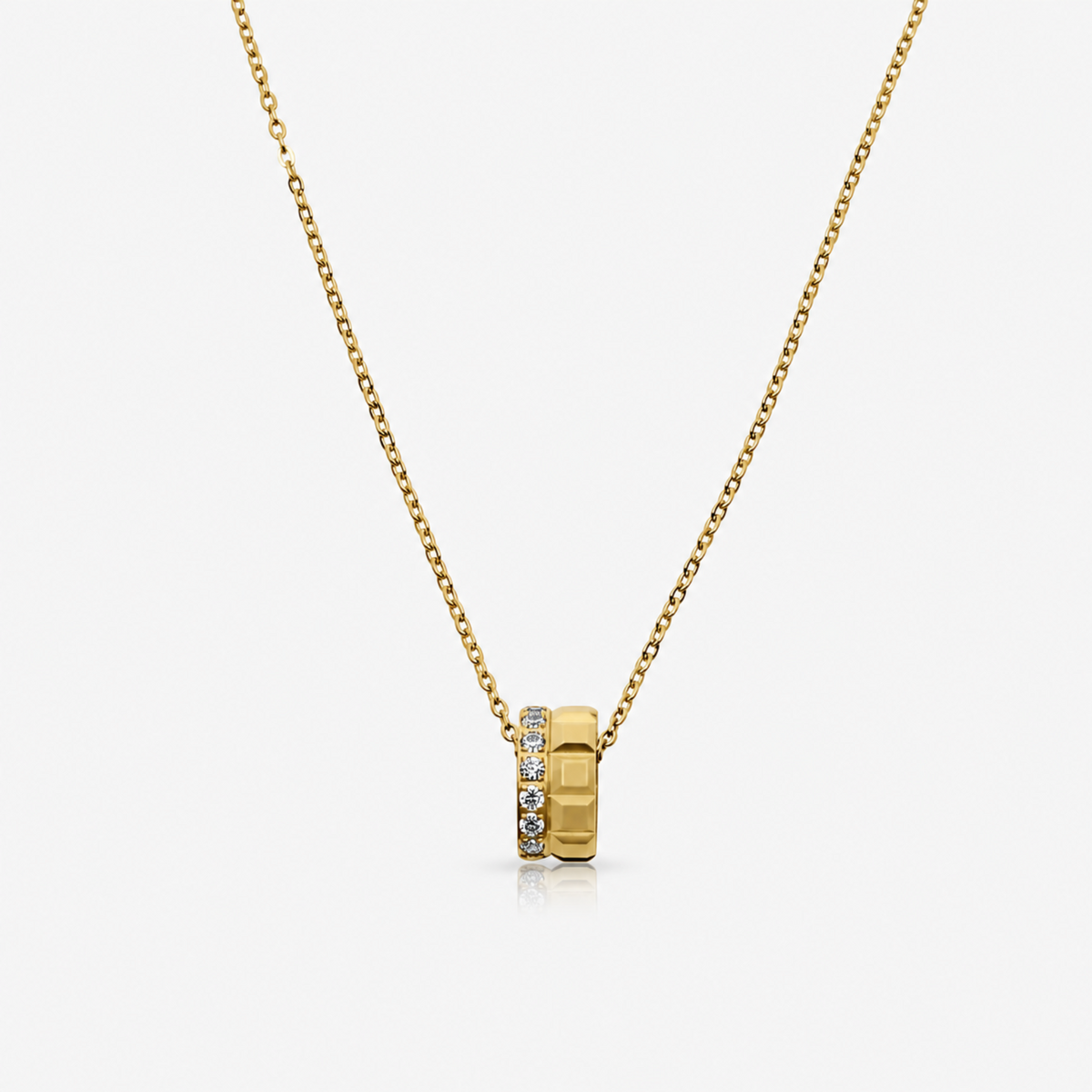 Double Drama Necklace | By Qivii