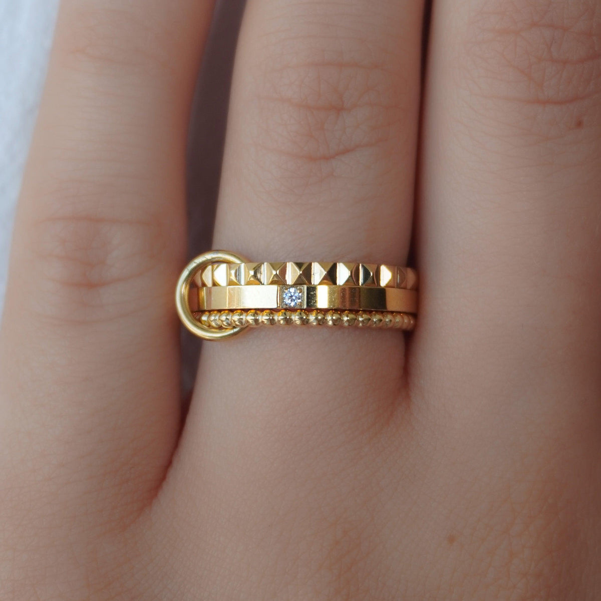 She's a Diva Stacked Ring | By Qivii