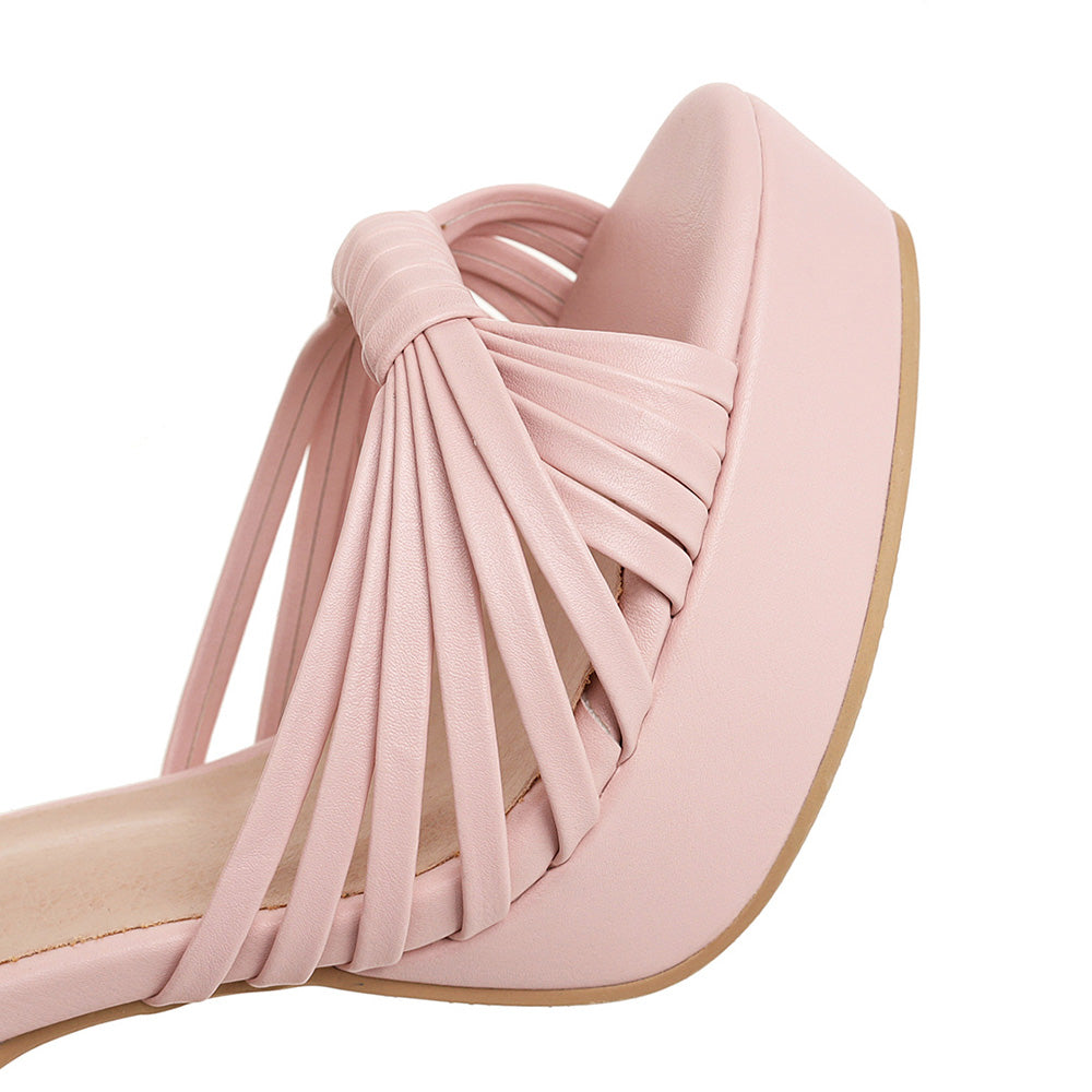 Valoria Platform Heels  - By Qivii