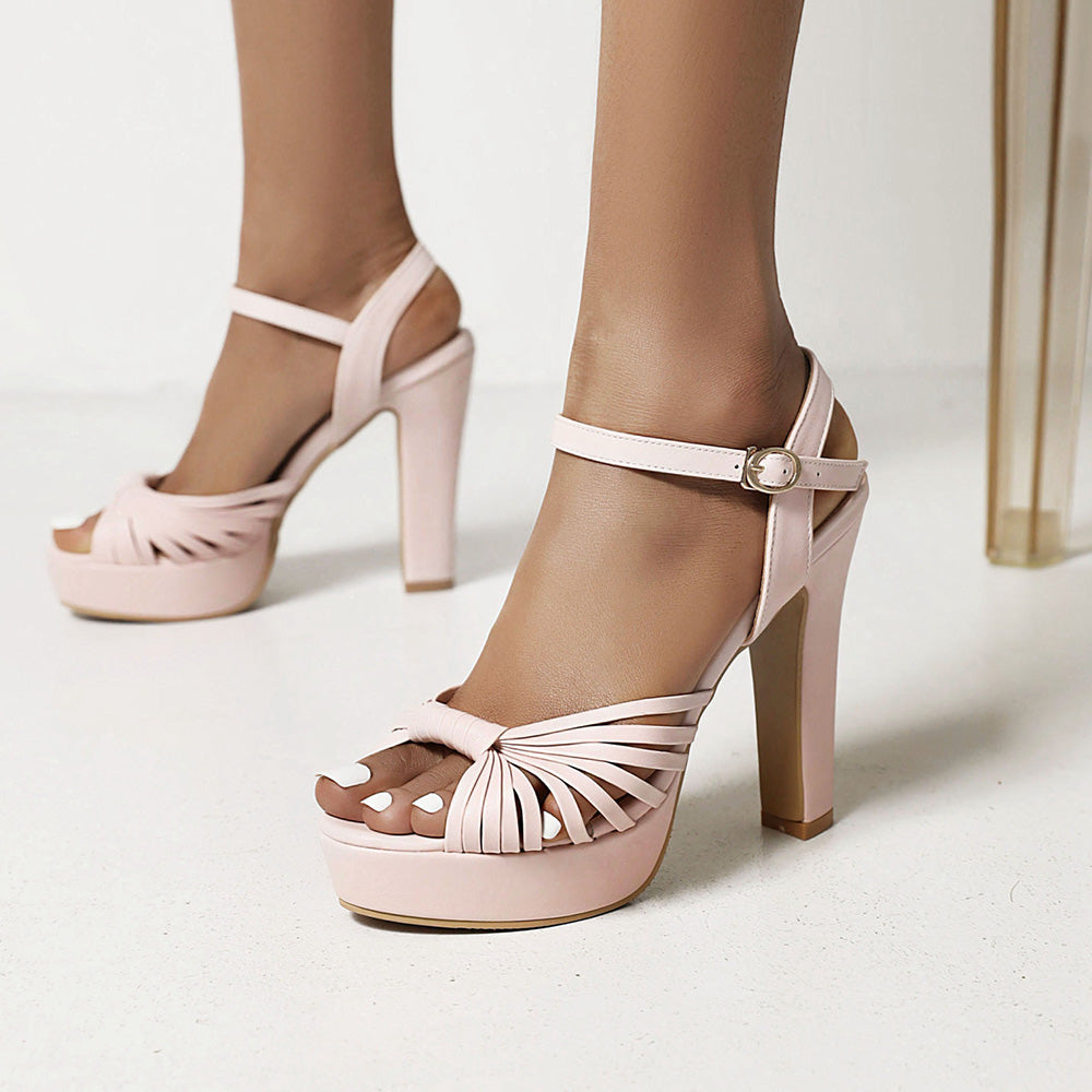 Valoria Platform Heels  - By Qivii