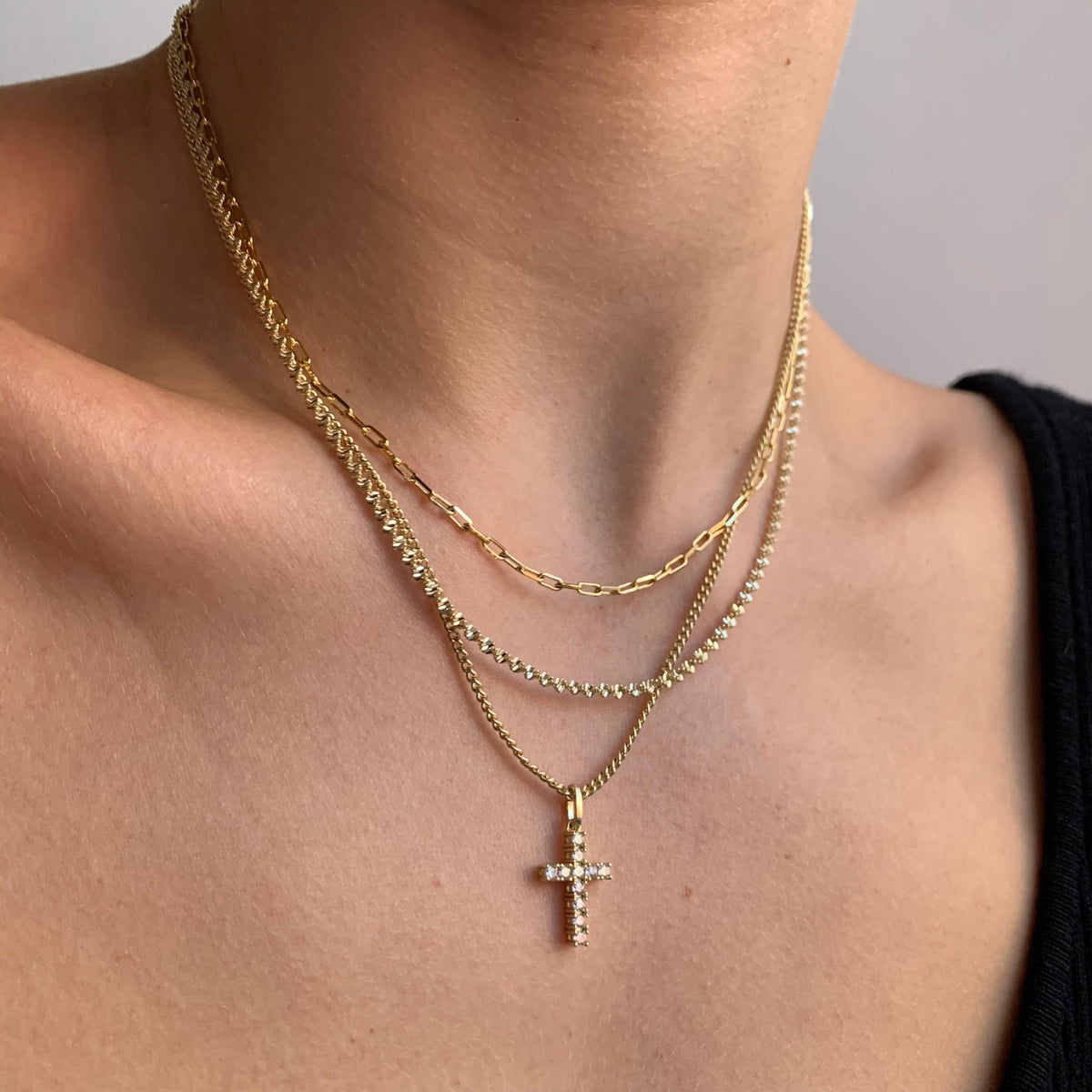 Don't Cross Me Necklace | By Qivii