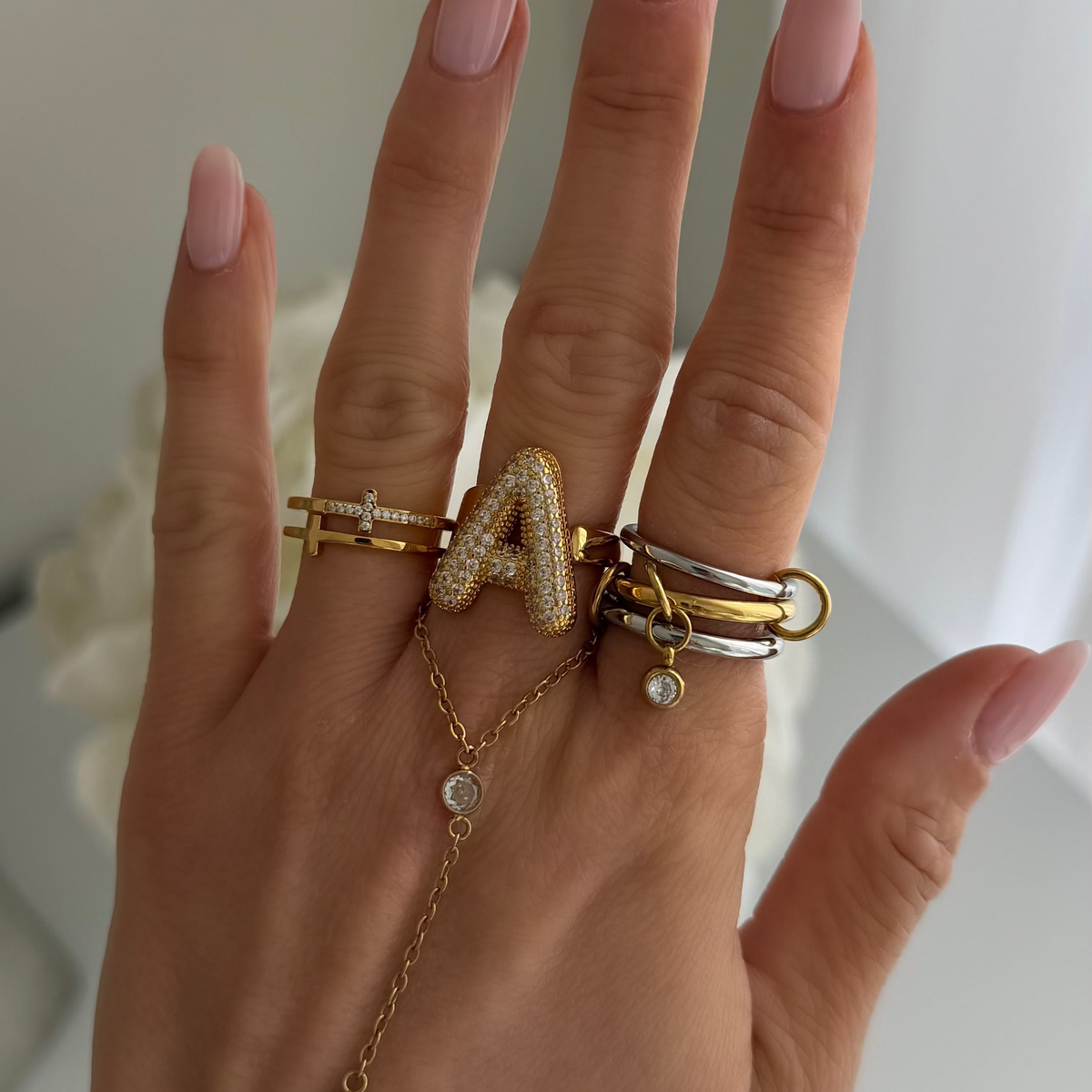 Ava Stacked Ring | By Qivii