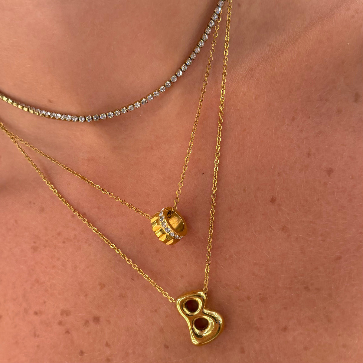 Double Drama Necklace | By Qivii