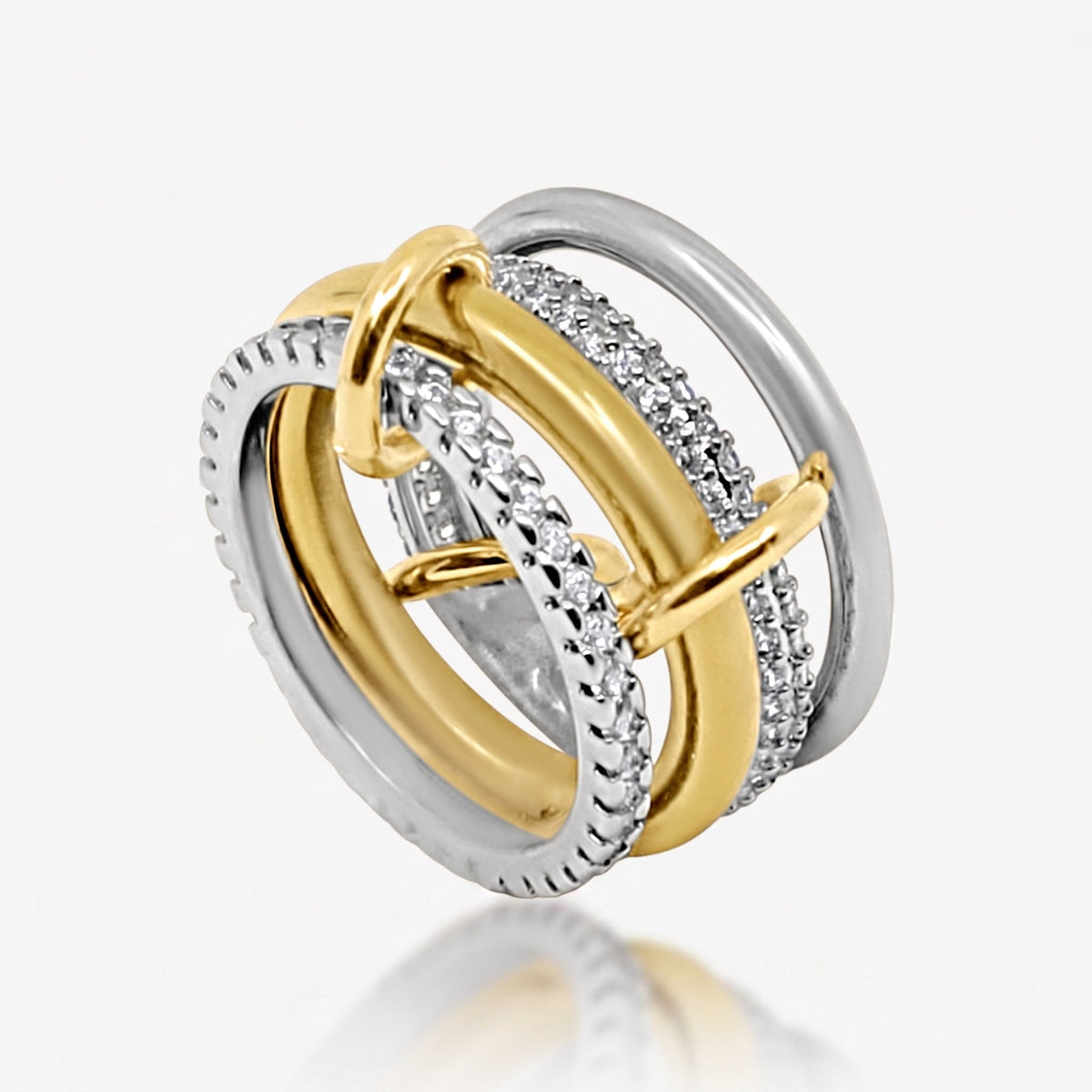 Bonded Stacked Ring | By Qivii
