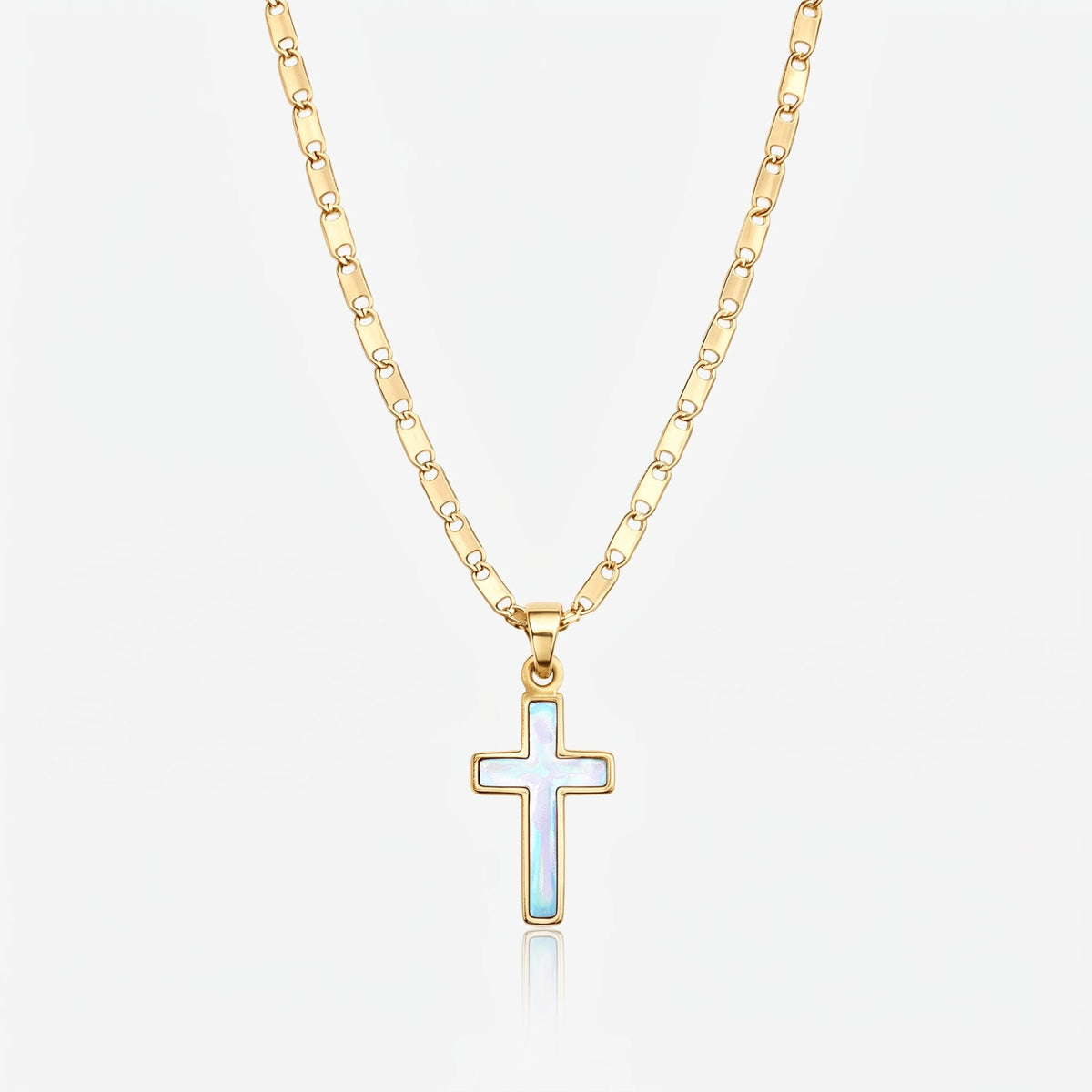 Aura Cross Necklace | By Qivii